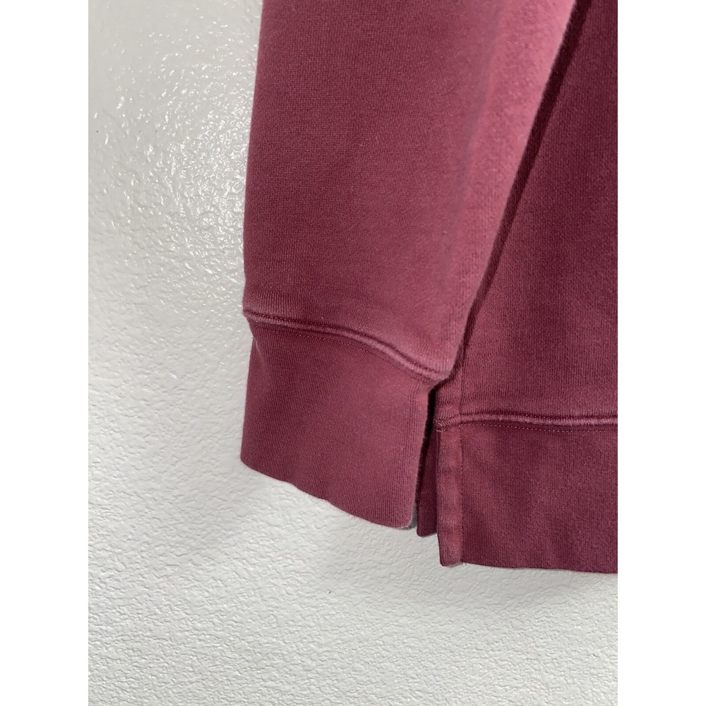 Athleta 24/7 Funnel Neck Pullover Sweatshirt Size Small Maple Red - Picture 4 of 8